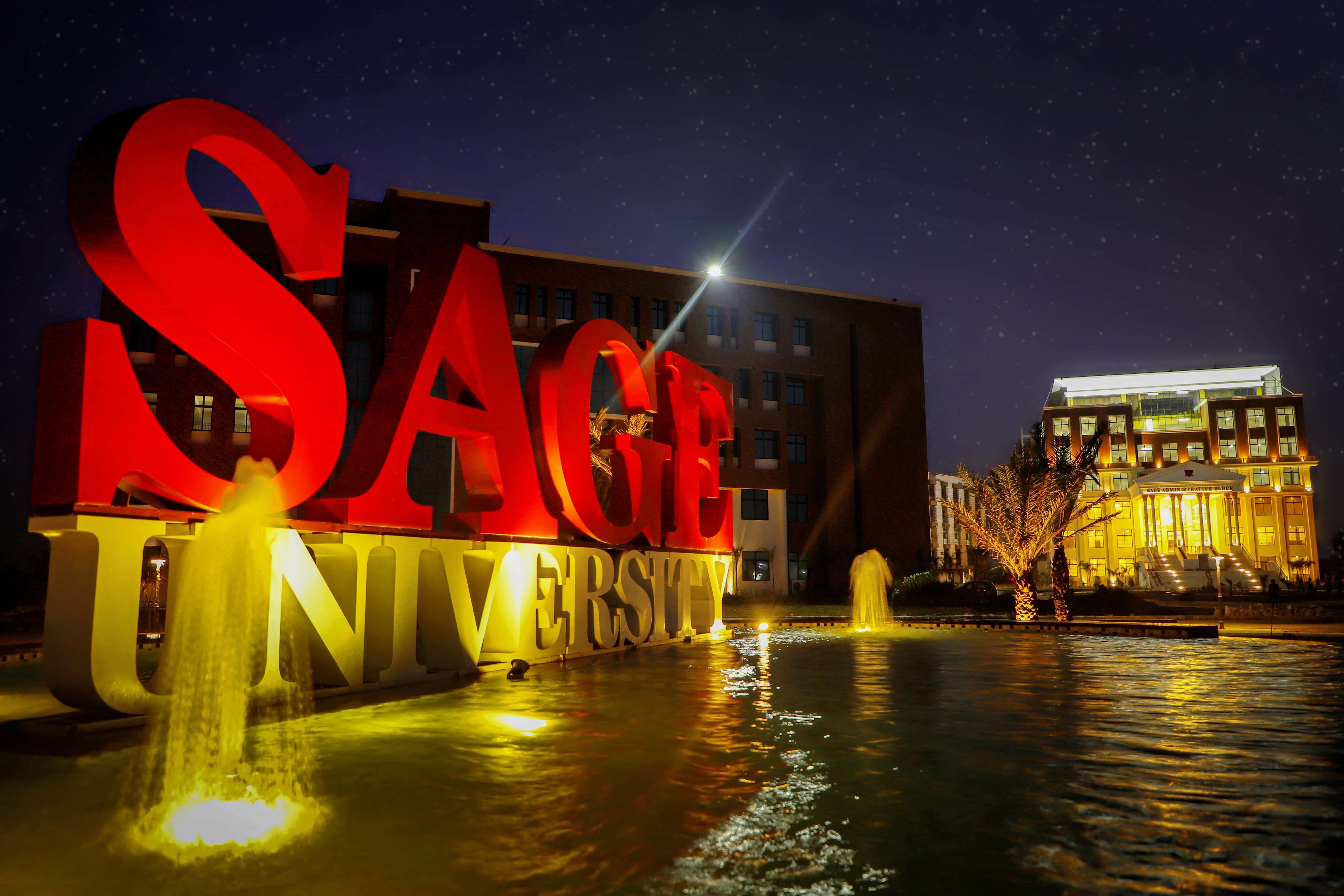SAGE University Bhopal - Admission 2026, Fees, Courses, Placement, Ranking